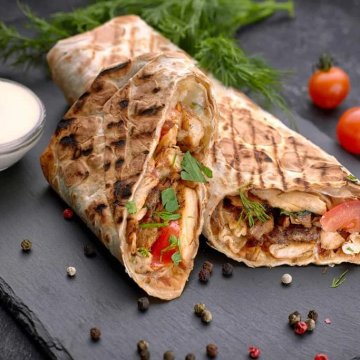 Шаурма "Жажда мяса" на углях