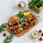 Картофель с салом