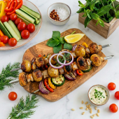Картофель с курдюком